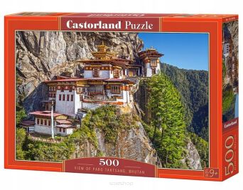 CASTOR PUZZLE 500 VIEW OF PARO TAKTSANG BHUTAN 344