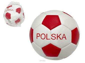 PIŁKA NOŻNA BIAŁO-CZERWONA POLSKA 23 CM 1050