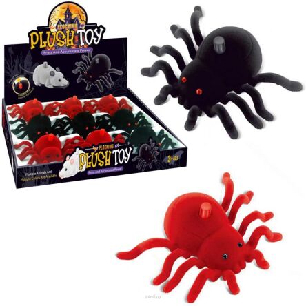 PAJĄK FLOKOWANY NACIŚNIJ I JEDŹ 10 CM (9) 6567 