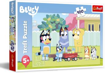 TREFL PUZZLE 100 WESOŁY ŚWIAT BLUEY 4718 NN