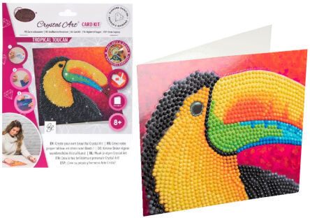 CRYSTAL ART DIAMENT MOZAIKA 18X18 TUKAN 1639 NN