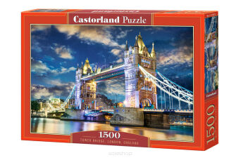 CASTOR PUZZLE 1500 TOWER BRIDGE LONDON ENGLAND 196