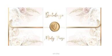 KARTKA KOPERTA ŚLUB GRATULACJE MŁ PARZE 6207 NN