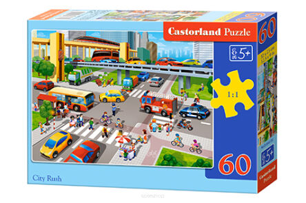 CASTOR PUZZLE 60 CITY RUSH 6131