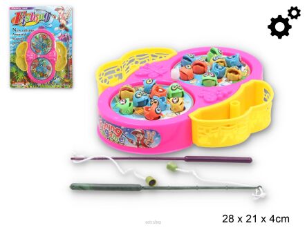 GRA RYBKI ŁOWIENIE NAKRĘCANE BLISTER 28X21 5216 