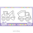 KOLORWANKA MALUCHA POJAZDY 6838 - 2