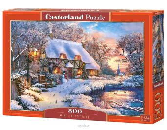 CASTOR PUZZLE 500 WINTER COTTAGE 3278