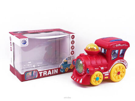 LOKOMOTYWA NA BATERIE ŚW. DŹW. 20X14 CM 0124