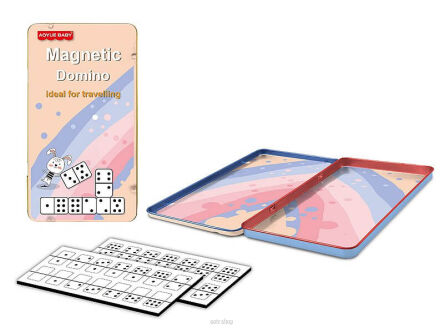 GRA DOMINO MAGNETYCZNE W METAL PUD. 18X10 CM 3965
