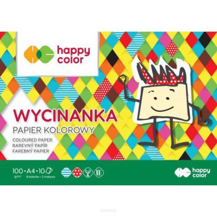 BLOK WYCINANKA A4 10 ARK HAPPY COLOR [10] 9508 NN