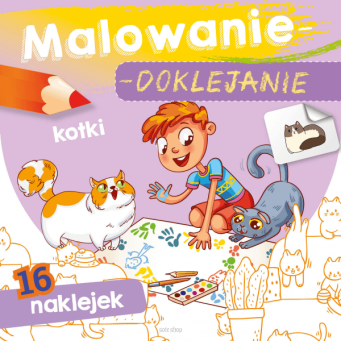 MALOWANIE DOKLEJANIE KOTKI 1320