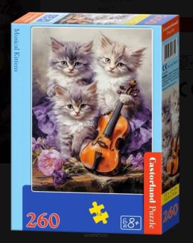 CASTOR PUZZLE 260 MUSICAL KITTENS 7613