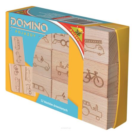 DOMINO DREWNIANE POJAZDY 12 EL 2308