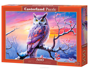 CASTOR PUZZLE 500 OWL'S PERFECTEVENING 4022