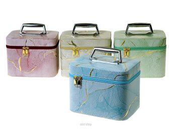 KUFEREK "M" Z ZAMKIEM I LUST. MARMUREK 21X14 2917