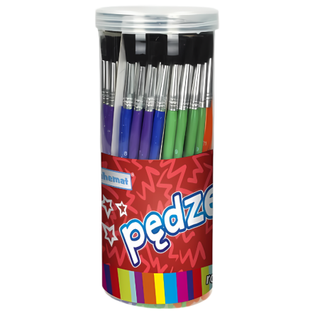 PĘDZELKI W TUBIE ROZMIARY 7-12 (72) 0884