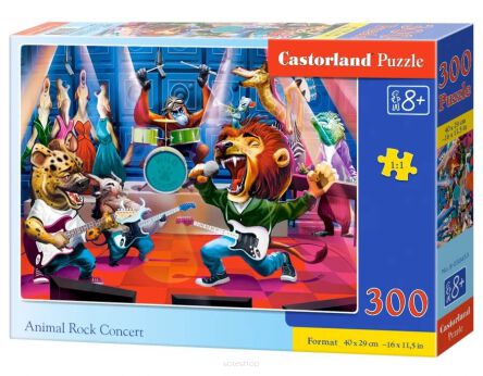 CASTOR PUZZLE 300 ANIMAL ROCK CONCERT 0453