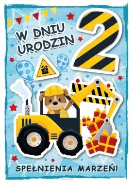 KARTKA URODZINY 2 CHŁOPIEC 2285 NN