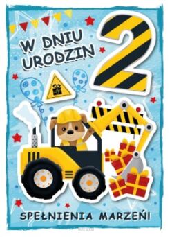 KARTKA URODZINY 2 CHŁOPIEC 2285 NN
