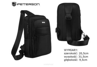 TORBA MĘSKA PTN 73205 BLACK 7769 NN