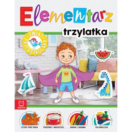 ELEMENTARZ 3-LATKA ŚWIAT PRZEDSZKOLAKA 8337