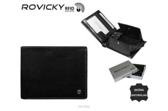 PORTFEL MĘSKI SKÓRA N61-RVT BLACK 0759 NN