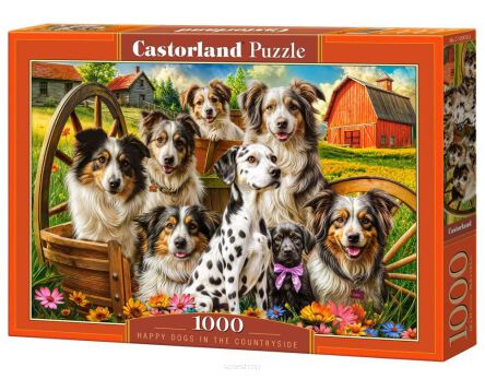 CASTOR PUZZLE 1000 HAPPY DOGS IN THE COUNTRYSIDE 5