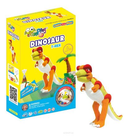 JUMPING CLAY DINOZAUR TYRANNOSAURUS 0626 NN