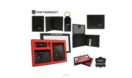 ZESTAW SKÓRZANY PTN SET3-N992L-VT BLACK 5396 NN