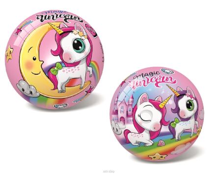 PIŁKA GUMOWA JEDNOROŻEC MAGIC UNICORN 23 CM 0875