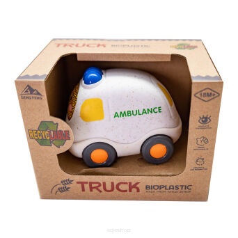 AUTO AMBULANS KARETKA Z BIOPLASTIKU 11 CM 1444