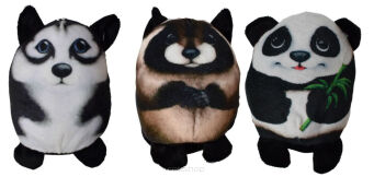 PLUSZ ZWIERZĘTA KULISTE PANDA PIES SZOP 12 CM 9370