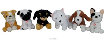 PLUSZ PIES SIEDZĄCY MIX Z DŹW. 20 CM 3905