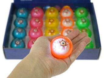 PIŁKA OKO KAUCZUK ŚW. 4,5 CM (20) 3405