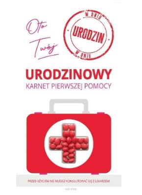 KARTKA URODZINY 18 PIERWSZA POMOC CZERW 1967 NN