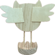 FIGURKA DREWNO NATUR SOWA 17X18 CM 5779 - 3