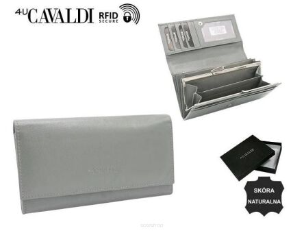 PORTFEL DAMSKI SKÓRA RD-23-GCL GRAY 0979 NN