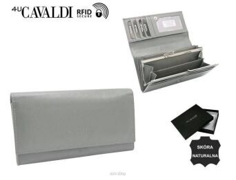 PORTFEL DAMSKI SKÓRA RD-23-GCL GRAY 0979 NN