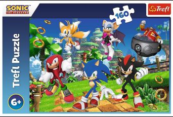 TREFL PUZZLE 160 SONIC I PRZYJACIELE SEGA 4214 NN