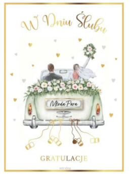 KARTKA W DNIU ŚLUBU 5545 NN