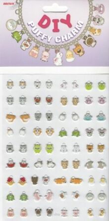 BRANSOLETKA Z WYPUKŁYCH NAKLEJEK 5032