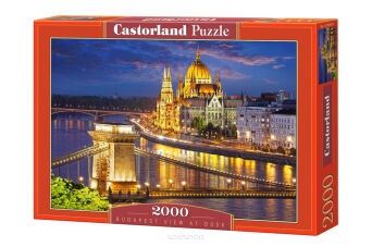 CASTOR PUZZLE 2000 BUDAPEST VIEW AT DUSK 0405