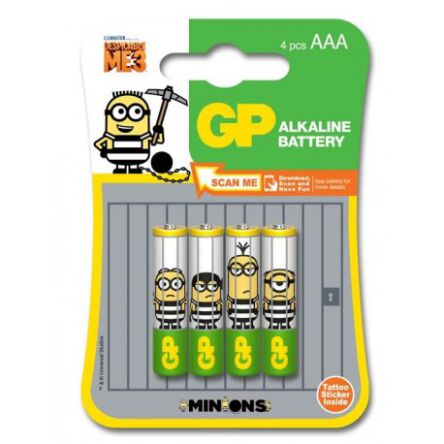 BATERIA ALKALINE LR3 ULTRA MINIONKI NN