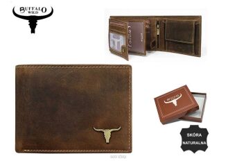 PORTFEL MĘSKI SKÓRA RM-02-BAW BROWN 6504 NN