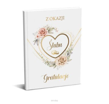 KSIĄŻECZKA PAMIĄTKA ŚLUB GRATULACJE 5026 NN