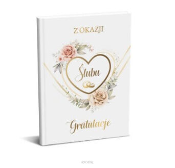 KSIĄŻECZKA PAMIĄTKA ŚLUB GRATULACJE 5026 NN