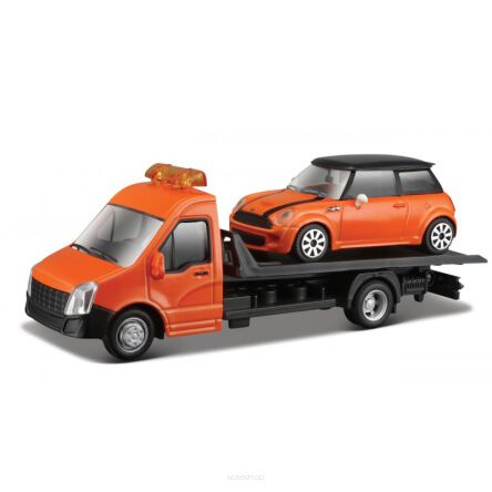 BBURAGO 1:43 LAWETA MINI COOPER S ORANGE 3562 NN