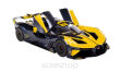 BBURAGO 1:18 BUGATTI BOLIDE METALLIC BLACK 4330 NN - 2