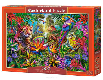 CASTOR PUZZLE 500 JUNGLE FASHION 3926