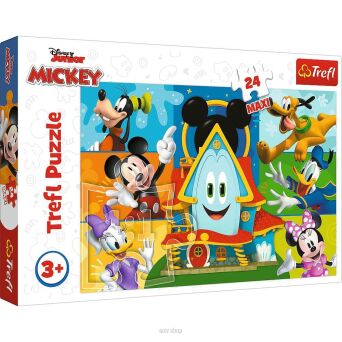 TREFL PUZZLE 24 MAXI MYSZKA MIKI I PRZYJA 3515 NN